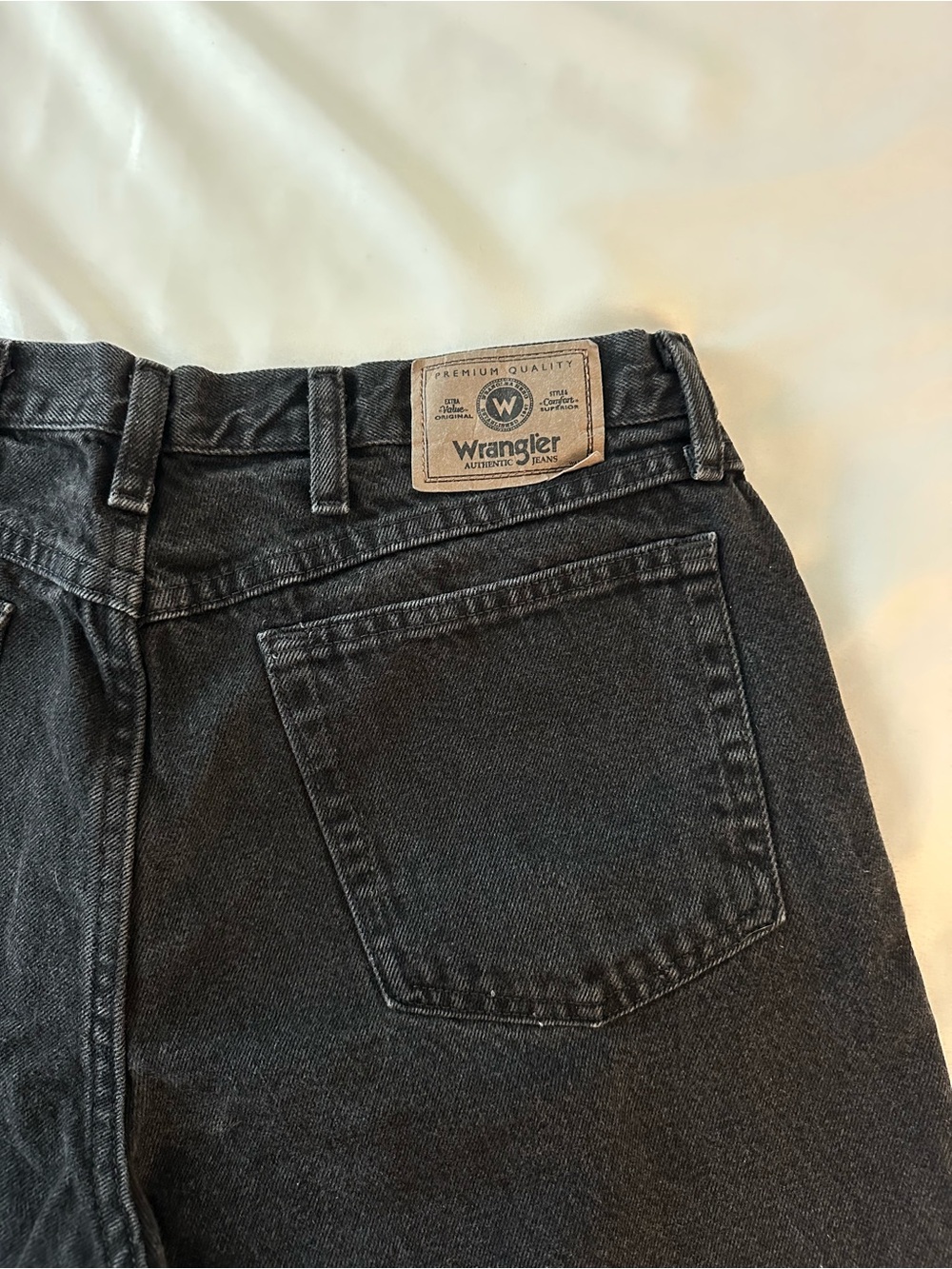 Vintage Wrangler Men's Black Denim Jeans - Picture 5 of 5